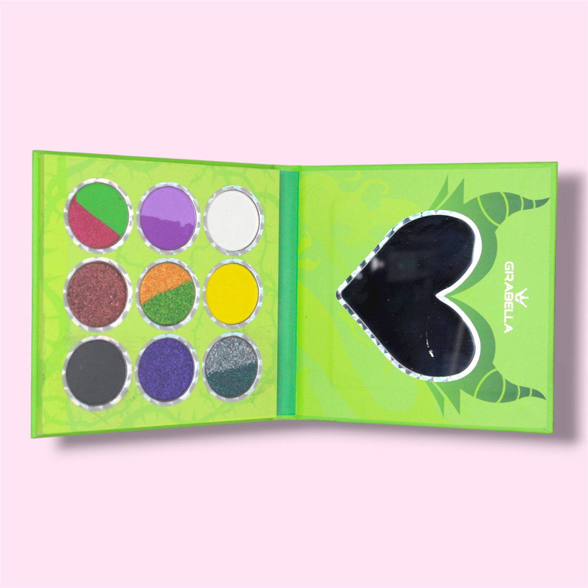 Mini paleta de maquillaje de la malvada maléfica