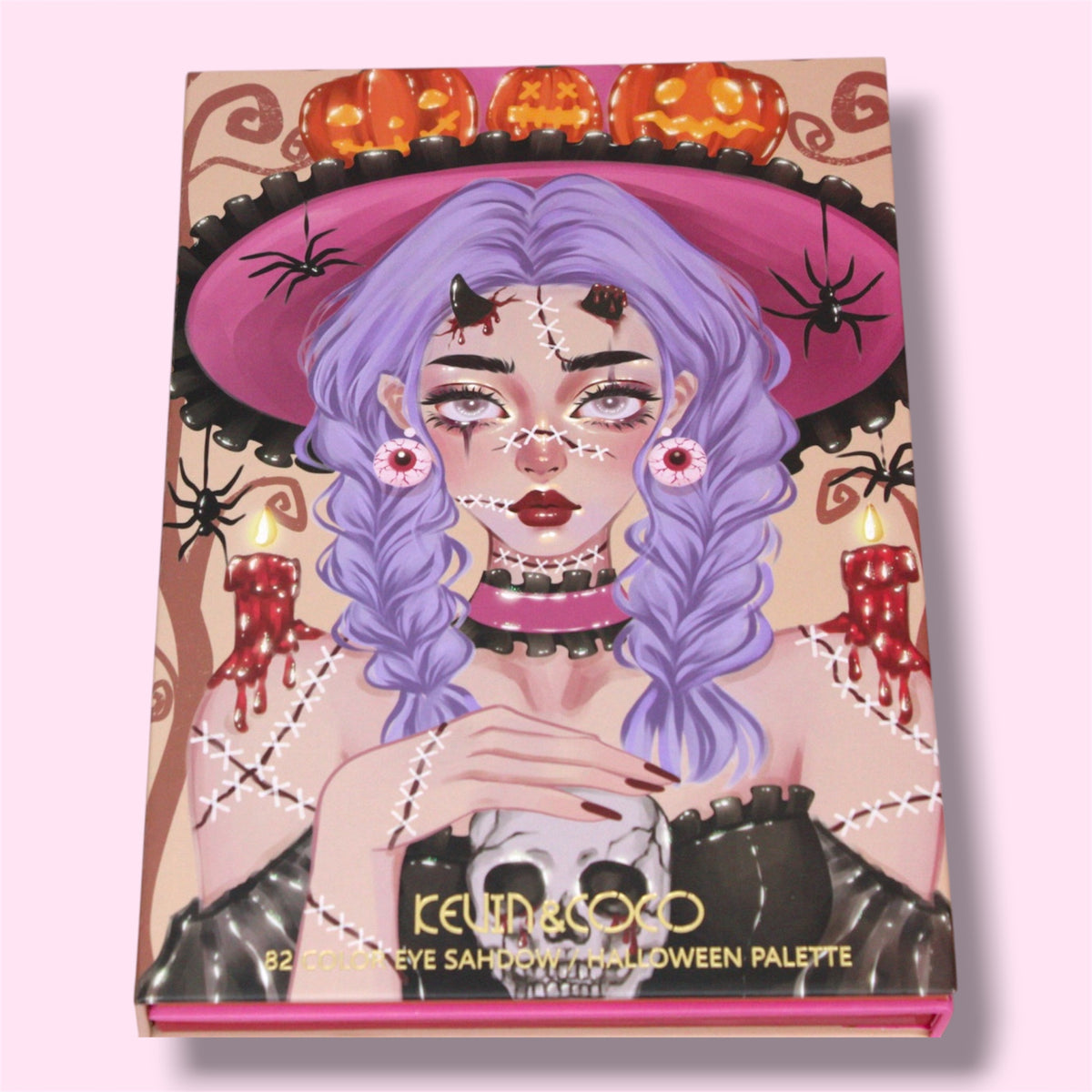 Paleta de maquillaje de Halloween