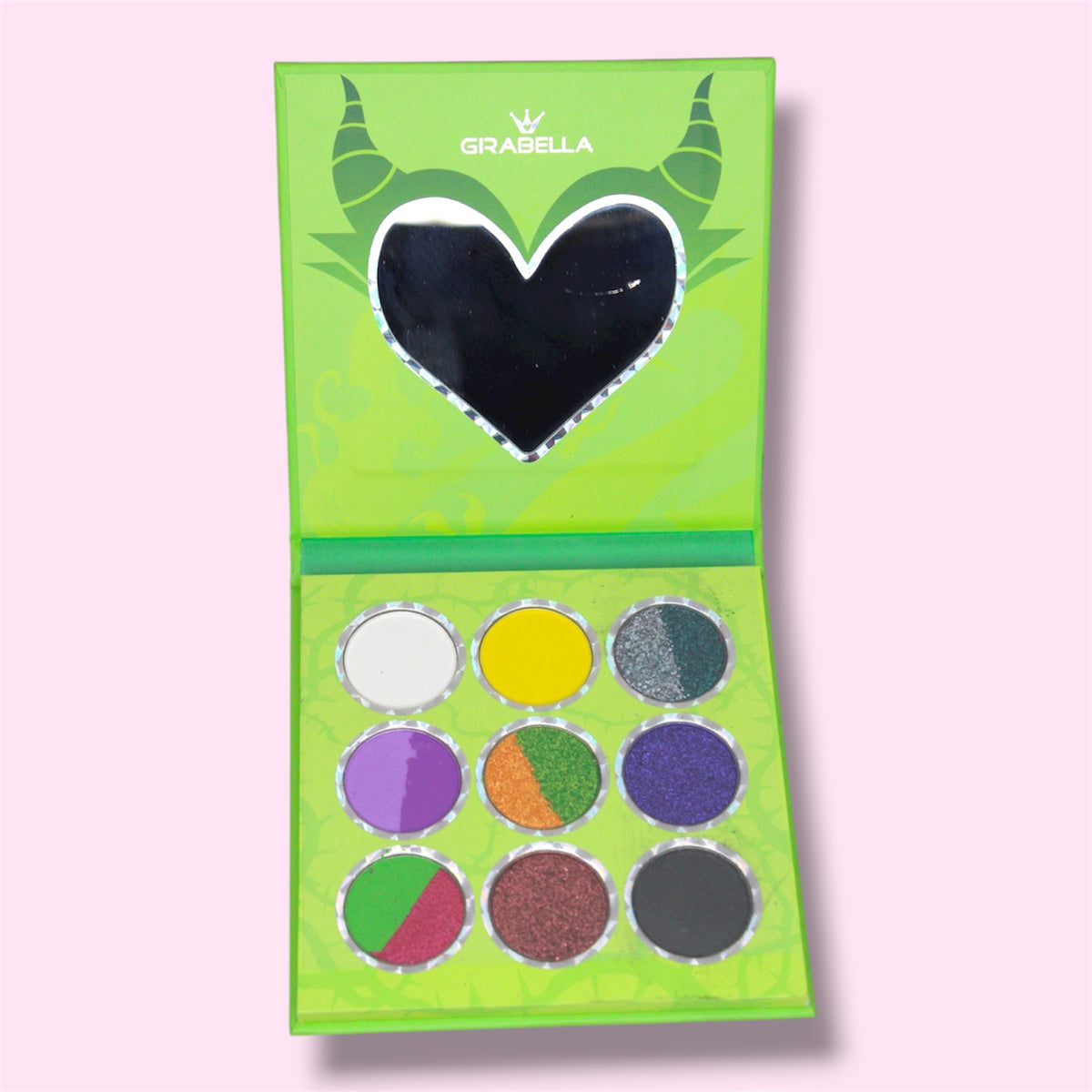 Mini paleta de maquillaje de la malvada maléfica