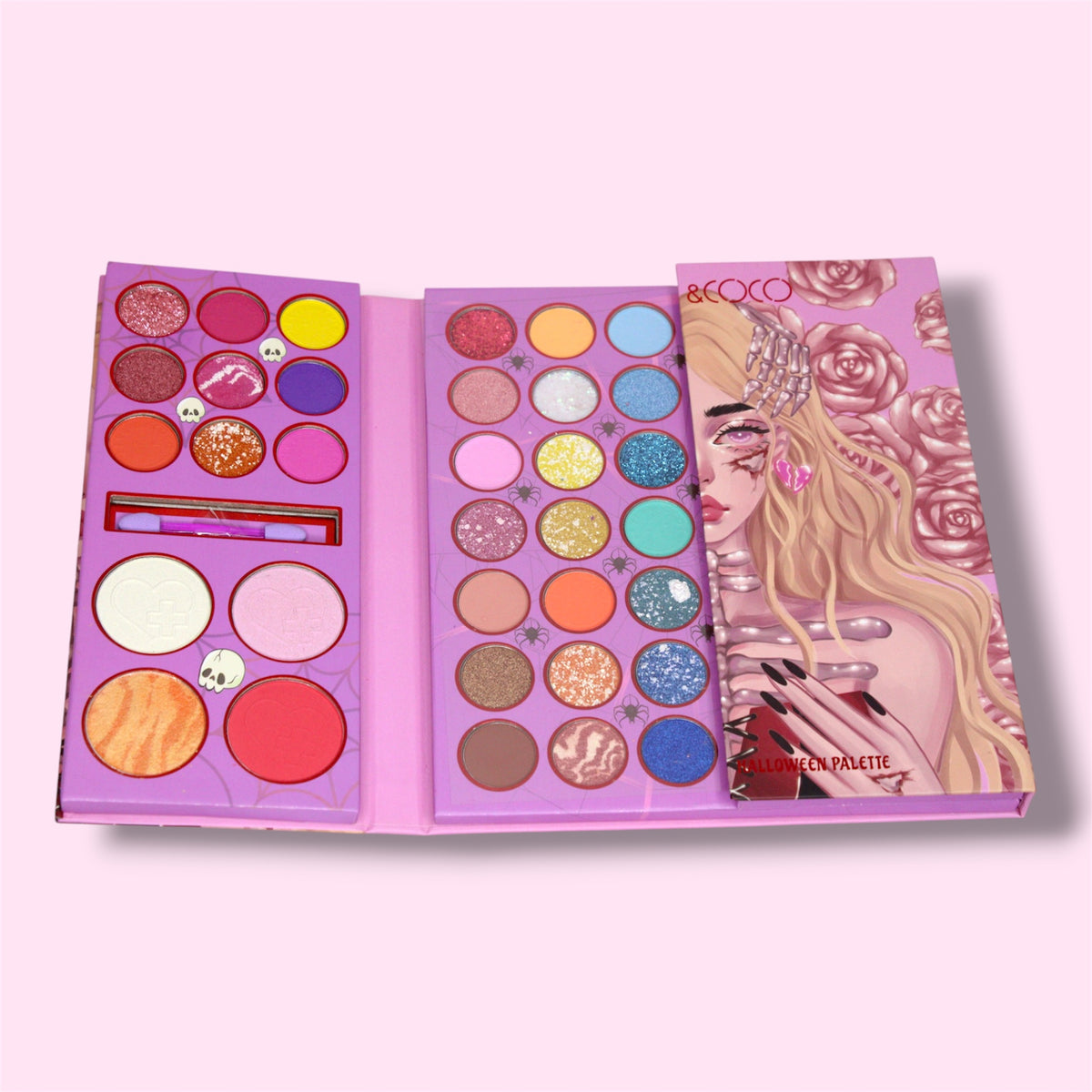 Paleta de maquillaje de Halloween