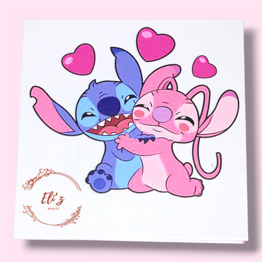 Mini paleta de maquillaje de ángel Y Stitch