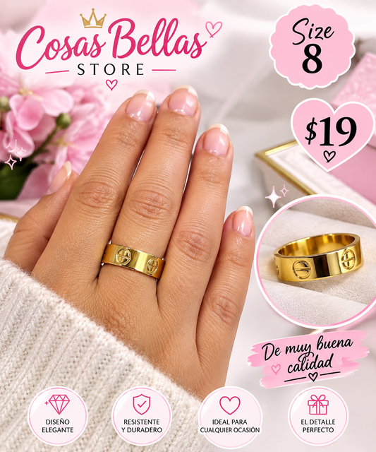 Anillo estilo cartier