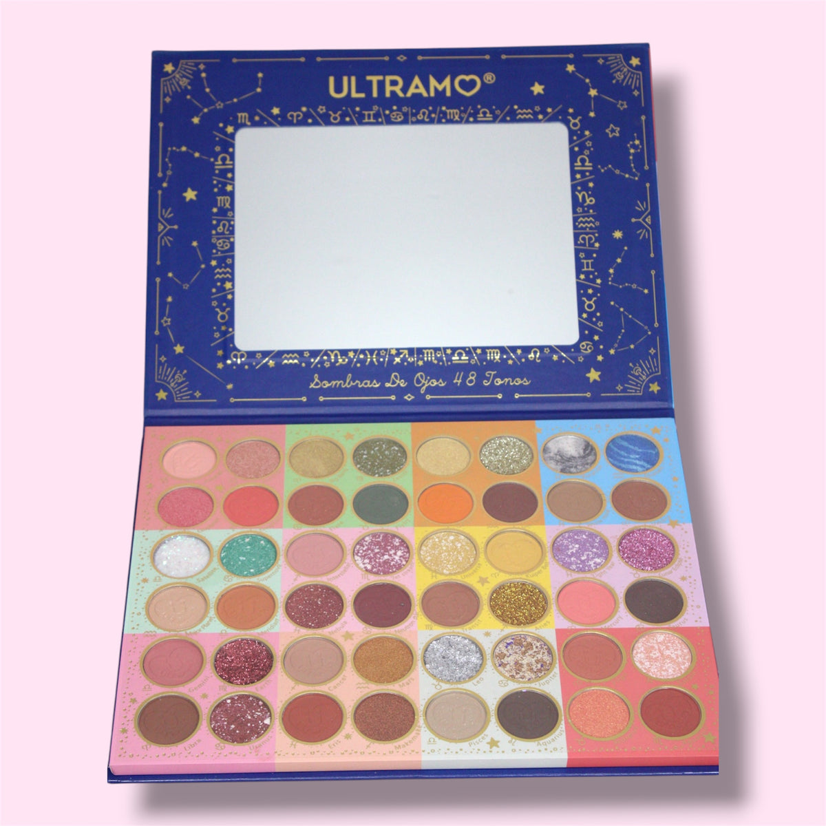 Paleta de maquillaje de signos