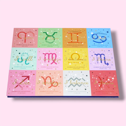 Paleta de maquillaje de signos