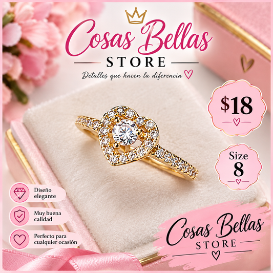 Anillo corazón eterno