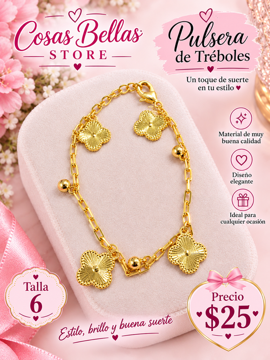Pulsera de Tréboles